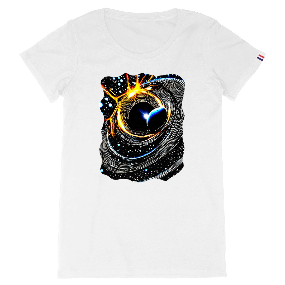 T-shirt "Black Hole" Made in France - Femme
