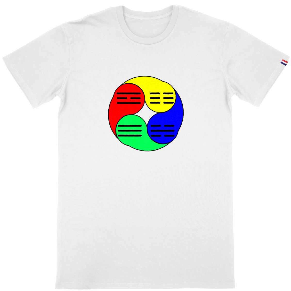 T-shirt "4 elements - Taoist edition" Made in France - Homme