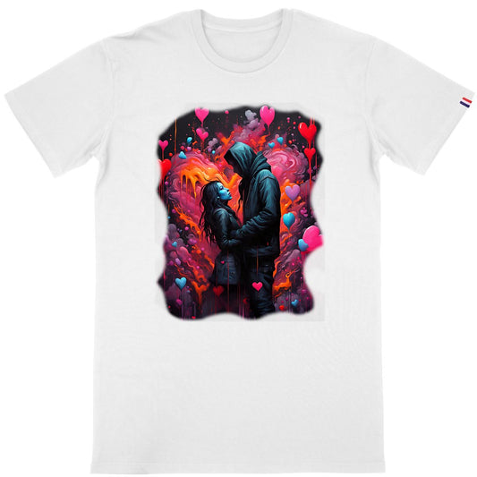 T-shirt "Melting heart"  Made in France - Homme